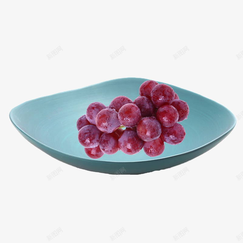 盘子里的葡萄png免抠素材_新图网 https://ixintu.com 水果 盘子 盘子里的葡萄 葡萄
