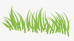 乡间小花绿草绿色生长小草矢量图高清图片