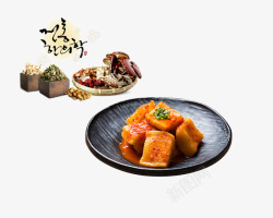 韩国食品png素材韩国料理高清图片