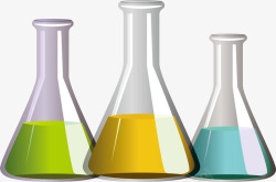 实验杯子彩色实验室玻璃杯高清图片