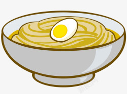 一碗鸡蛋面素材