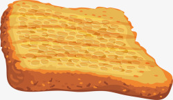 一片面包美味黄色面包高清图片