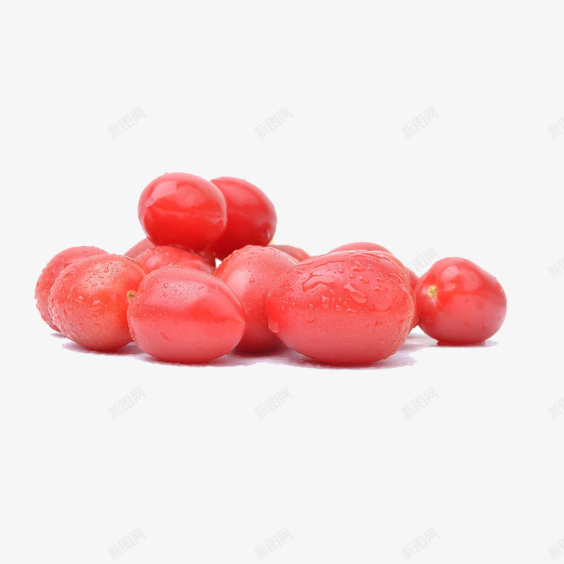 新鲜营养的小番茄png免抠素材_新图网 https://ixintu.com 圣女果 新鲜 番茄 红色 营养