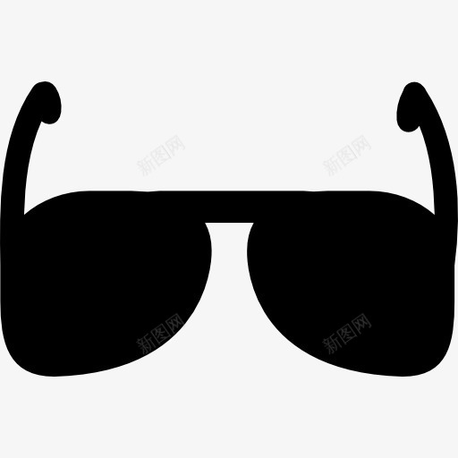 眼镜防晒图标png_新图网 https://ixintu.com 太阳镜 工具和用具 暗 玻璃 眼睛 眼镜 警察 防护 黑