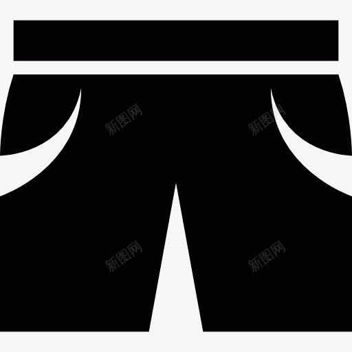 短裤有两个口袋图标png_新图网 https://ixintu.com 内衣 内裤 时尚 泳衣 短裤 衣服