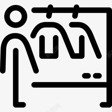 男人的服装图标图标