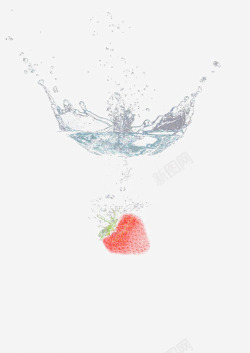 水中草莓水中草莓高清图片