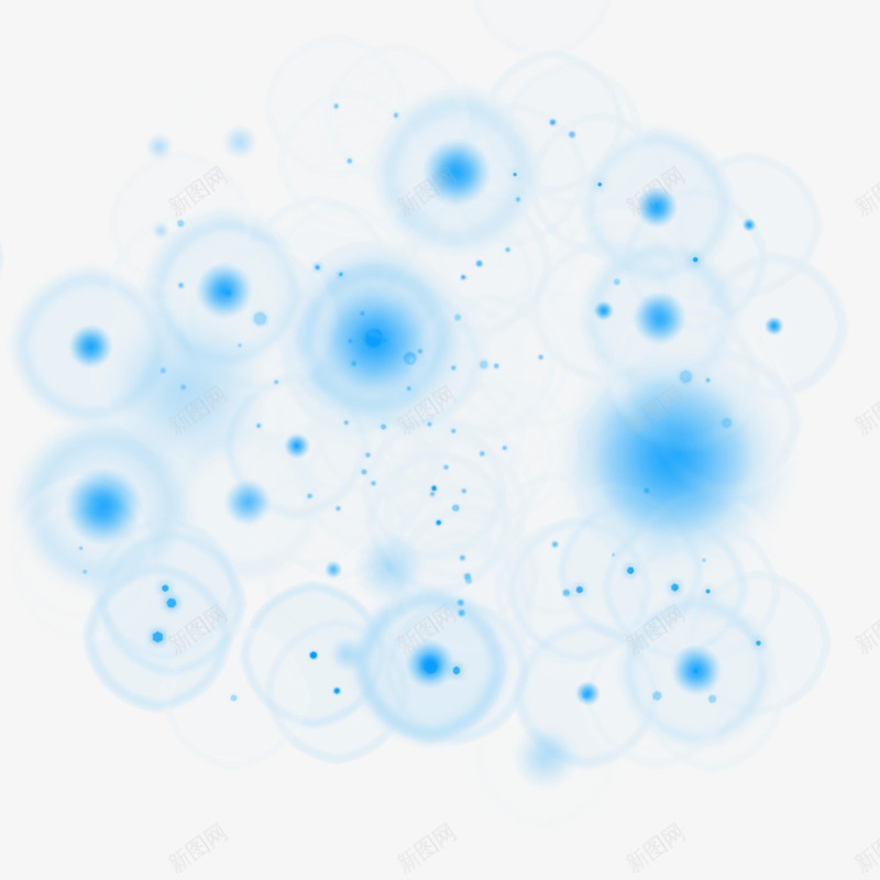 蓝色发光圆环图png免抠素材_新图网 https://ixintu.com 创意 卡通手绘 发光圆环 发光线 圆形 圆环 水彩 漂浮 炫彩 蓝色