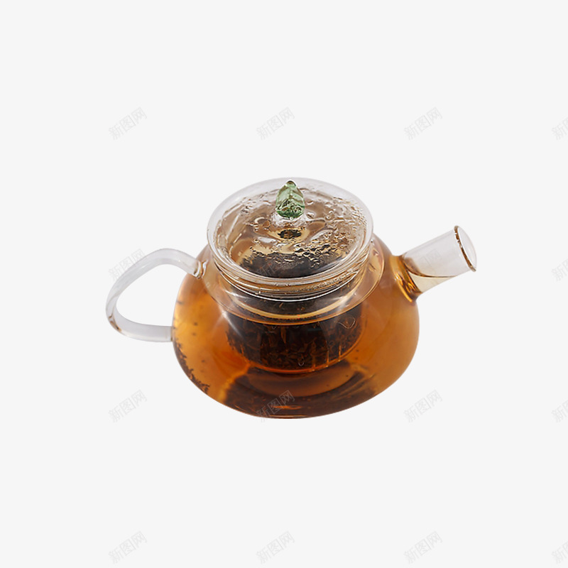 乌龙茶png免抠素材_新图网 https://ixintu.com 乌龙茶 玻璃 玻璃茶壶 红茶