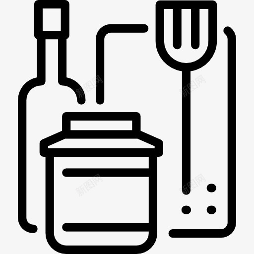 烘焙产品图标png_新图网 https://ixintu.com 厨房 油 炒 超市 食品 餐具