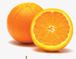 实物橙子素材