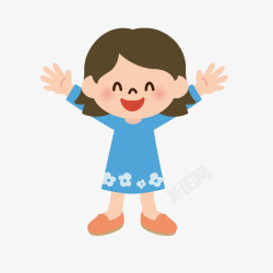 卡通小人素描素材