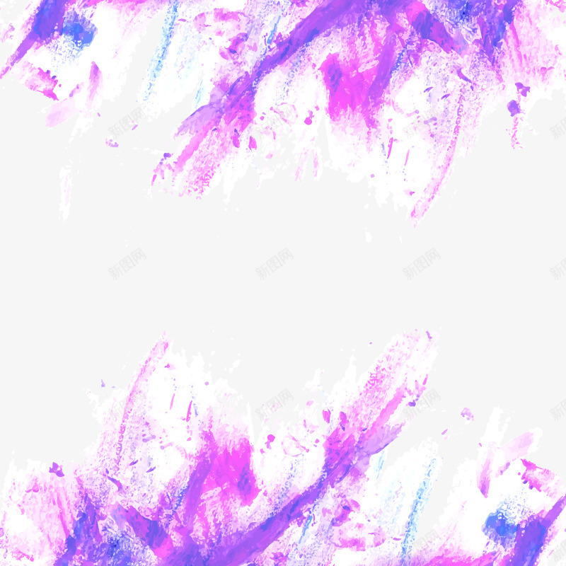 彩色染料png免抠素材_新图网 https://ixintu.com 墨迹 痕迹 紫色 颜料