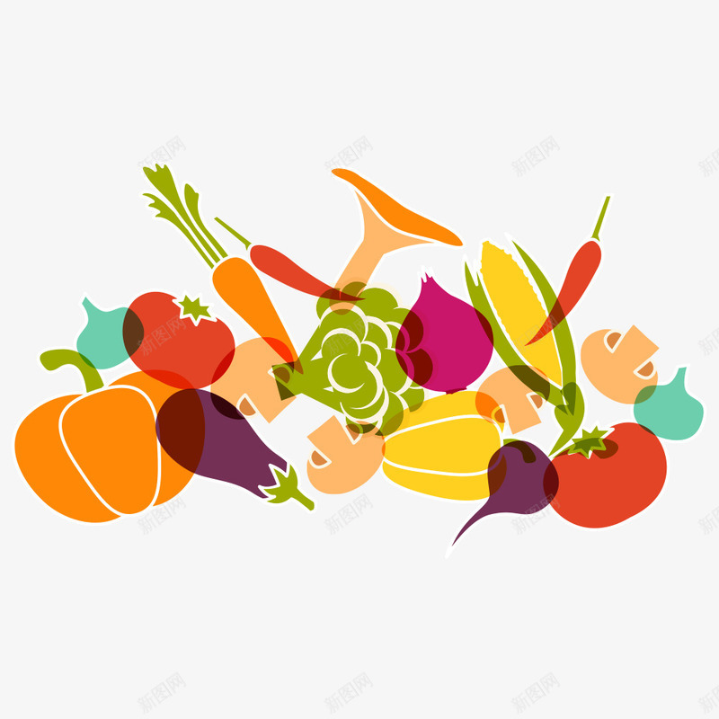蔬菜png免抠素材_新图网 https://ixintu.com 健康食品 卡通蔬菜 新鲜 绿色食品 胡萝卜 菜 蔬菜