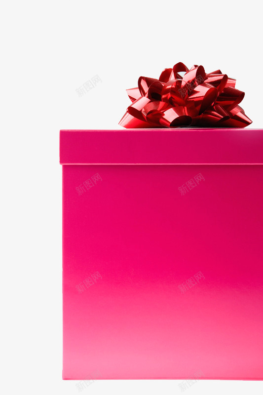 红色包装礼盒png免抠素材_新图网 https://ixintu.com 包装盒 彩带结 礼品盒 礼物