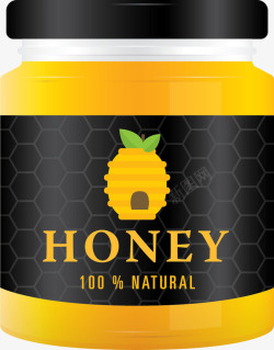 蜂蜜logo蜂蜜Logo矢量图图标高清图片