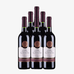 高卢骑士法国干红葡萄酒高清图片