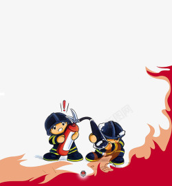 消防小人消防高清图片