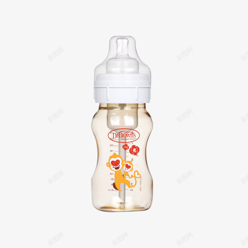 布朗博士玻璃奶瓶png免抠素材_新图网 https://ixintu.com 产品实物 宝宝用品 布朗博士玻璃奶瓶