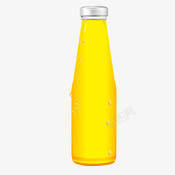 黄色橙子瓶子素材