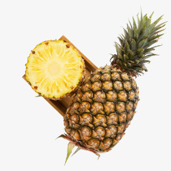 一颗菠萝菠萝凤梨高清图片