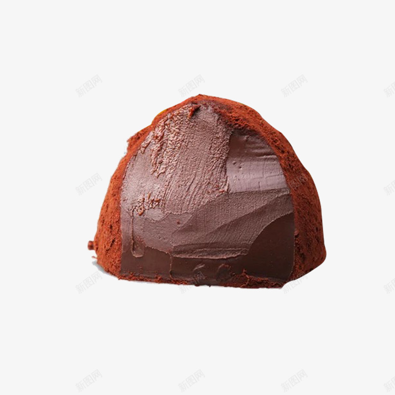 松露形巧克力png免抠素材_新图网 https://ixintu.com 产品实物 休闲食品 甜点 零食 黑巧克力