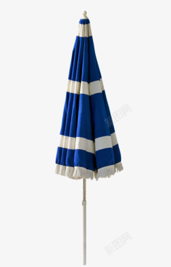遮阳布蓝色折叠出门遮阳伞实物高清图片