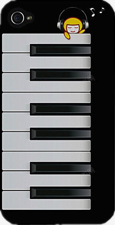 钢琴手机壳素材