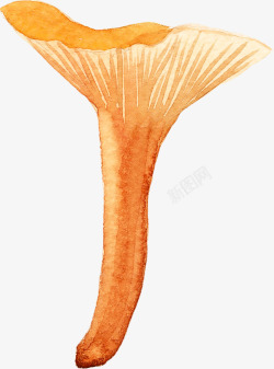 水彩漂亮蘑菇素材