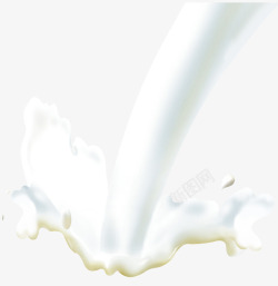 创意往下倒的牛奶素材