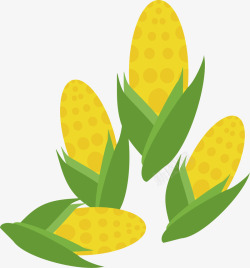 玉米粮食卡通玉米矢量图高清图片