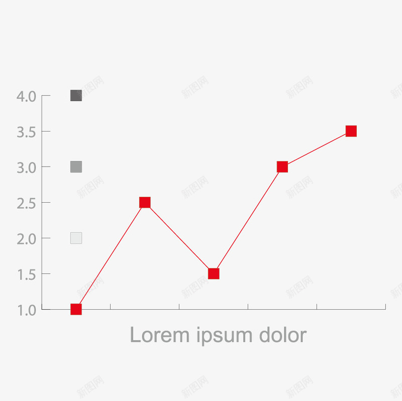 漂亮线图png免抠素材_新图网 https://ixintu.com 素材 红粉色 趋势 黑色