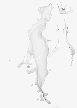 牛奶水柱动感牛奶液体高清图片