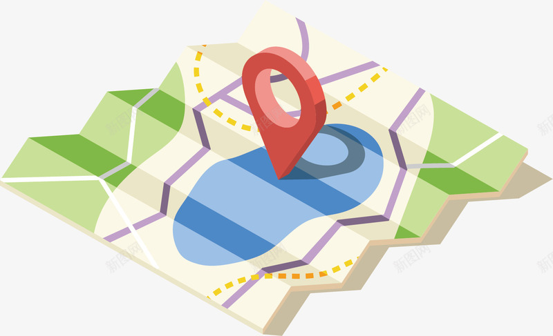 地图显示坐标矢量图ai免抠素材_新图网 https://ixintu.com 地图 坐标 实用 导航 旅游 目的地 矢量图