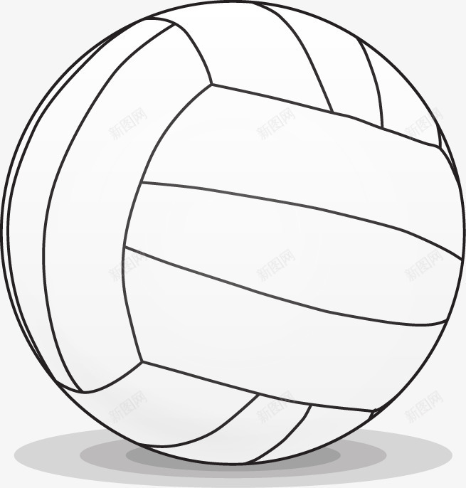 手绘白色线条圆球图案png免抠素材_新图网 https://ixintu.com 图案 圆球 手绘 白色 线条
