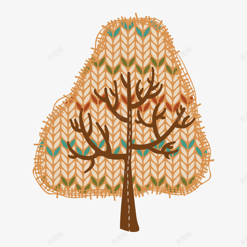 卡通手绘美丽的大树png免抠素材_新图网 https://ixintu.com 个性树 创意 动漫动画 卡通手绘 树枝 美丽的大树