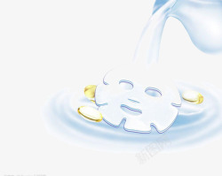 水感美白乳液牛奶高清图片