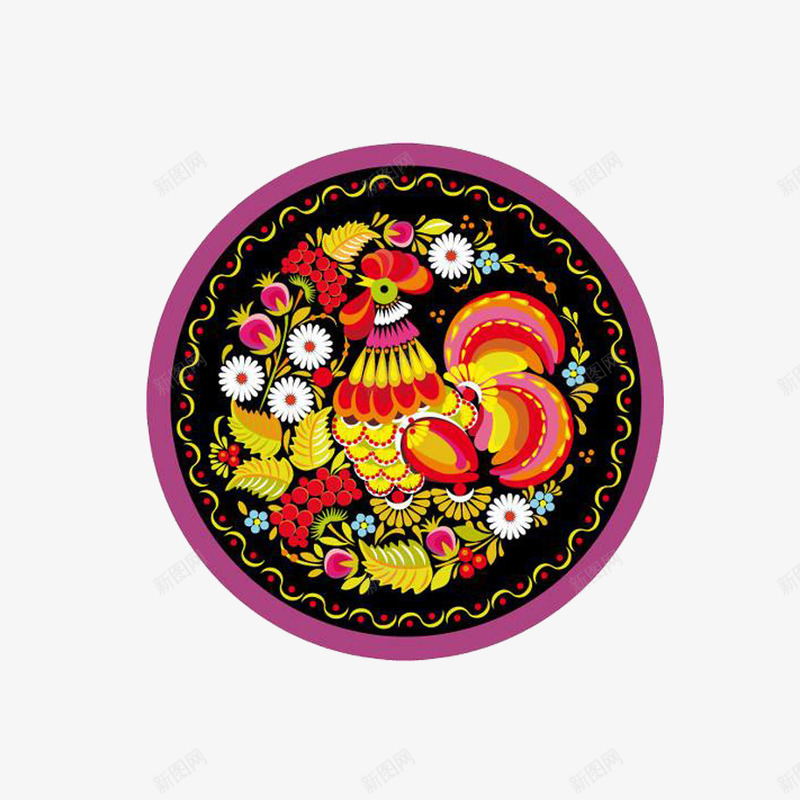 藏族多彩圆形纺织布样png免抠素材_新图网 https://ixintu.com 多彩 民族风 纺织 藏族纹样 装饰