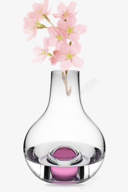 欧式客厅装饰插花瓶实物漂亮水晶瓶插花高清图片