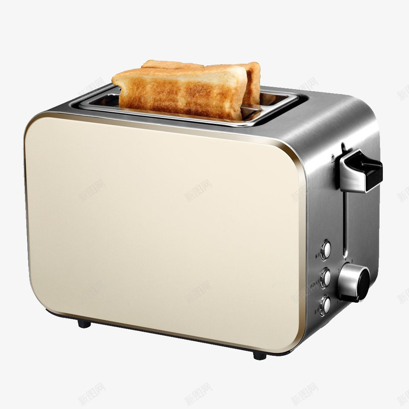 面包机png免抠素材_新图网 https://ixintu.com 白色 金属 面包 面包机