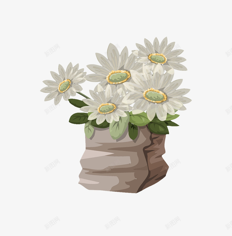 漂亮的花png免抠素材_新图网 https://ixintu.com png素材 白色的花 花 花朵