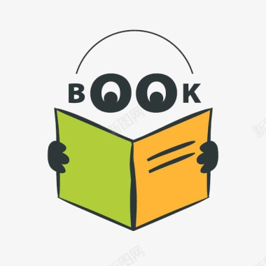 书籍人物头像logo图标图标