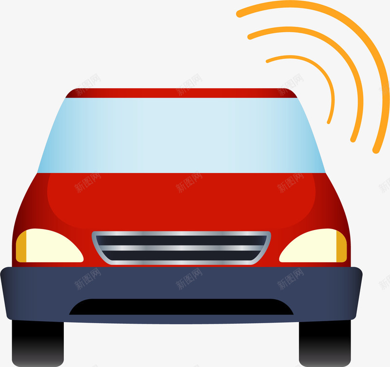 汽车导航信号接收png免抠素材_新图网 https://ixintu.com GPS 交通工具 信号接收 导航 汽车 电子科技 矢量图案