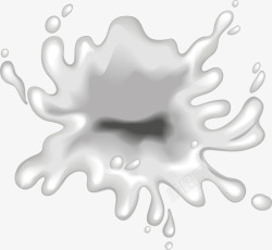 牛奶水流白色清新液体高清图片