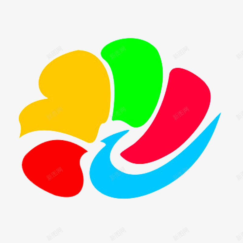 彩色logo图标png_新图网 https://ixintu.com 五彩 彩色图标 手绘 标识 花店LOGO