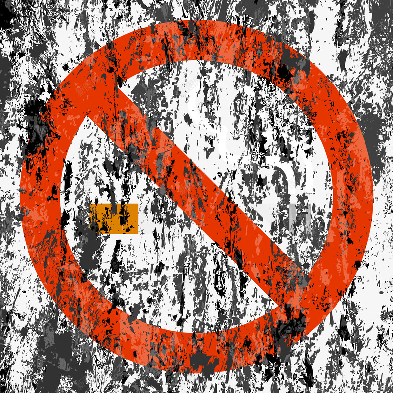 破旧禁烟标志图标png_新图网 https://ixintu.com 公共标识 图标 小图标 拒绝卡通 标志 标签 标识标志图标 烟 破旧 禁止吸烟 香烟