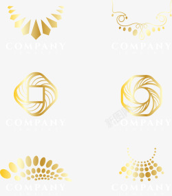 首饰logo金属首饰材质感图标LOGO矢量图高清图片
