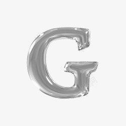 琥珀字母G素材