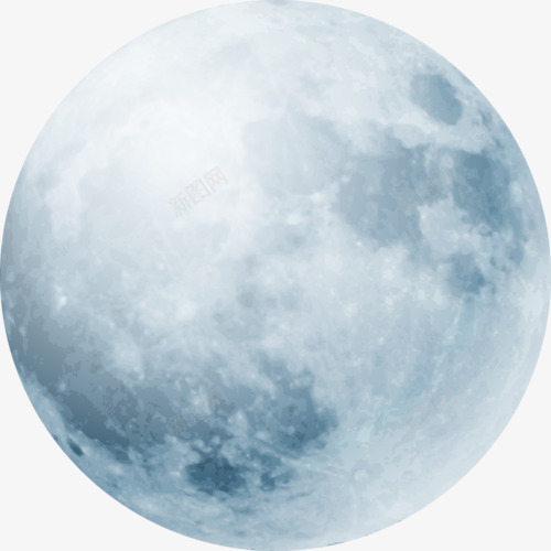 月亮png免抠素材_新图网 https://ixintu.com 星球 月球 行星