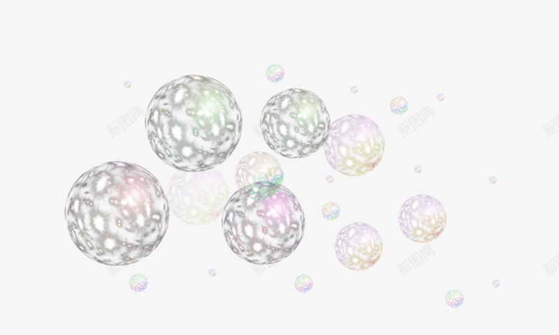 透明镂空圆球png免抠素材_新图网 https://ixintu.com 时尚 装饰 透明 镂空